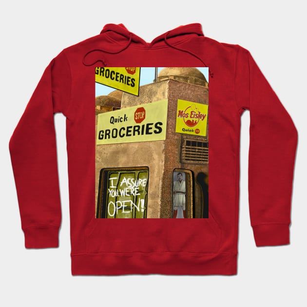 Mos Eisley Quickstop Hoodie by BludBros